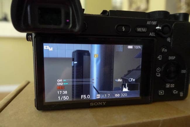 Перегрев камер Sony - иконка нагрева сенсора