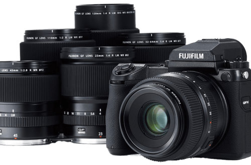 Фотоаппарат Fujifilm GFX50s с объективами