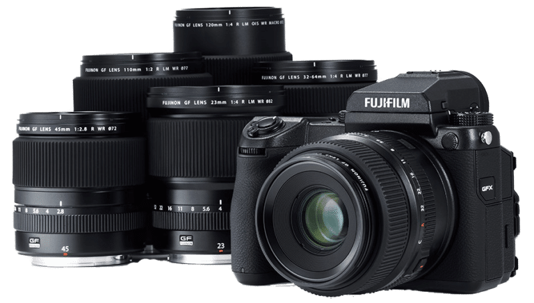 Фотоаппарат Fujifilm GFX50s с объективами