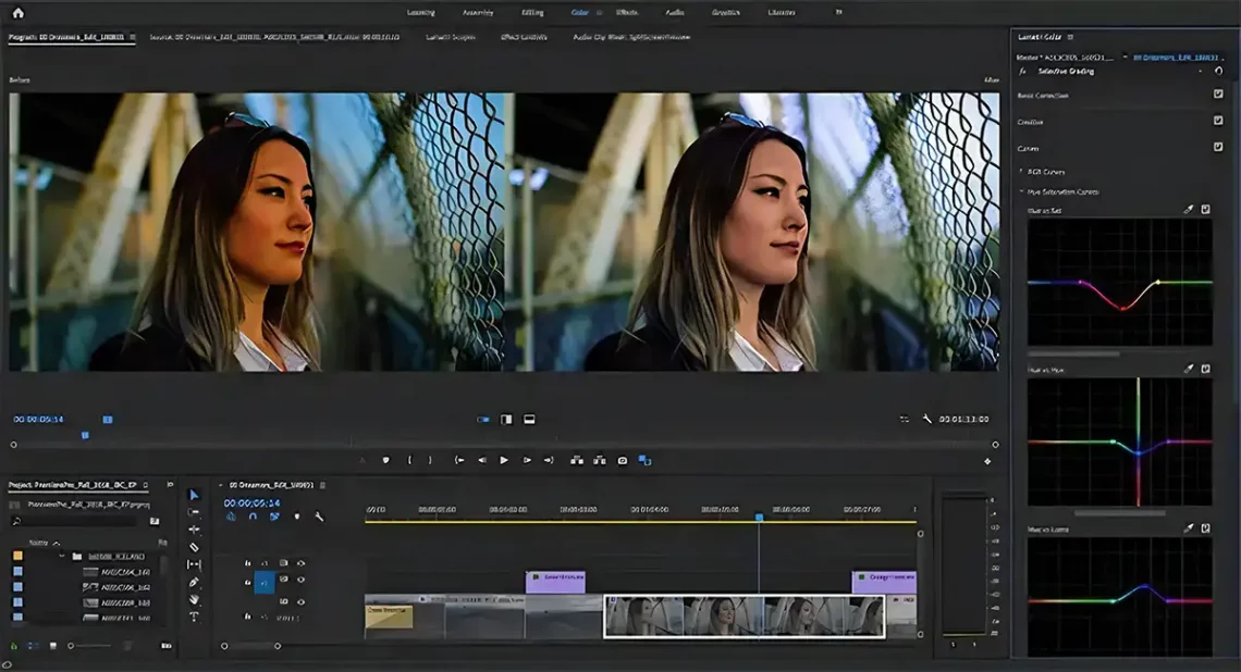 Adobe Premiere - цветокоррекция