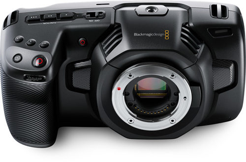 Blackmagic Pocket Cinema Camera 4k - вид спереди