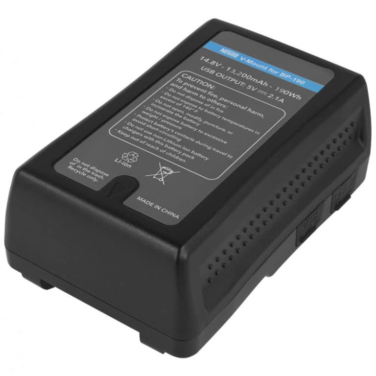 Аккумулятор Newell BP-190 V-Mount (вид сверху)