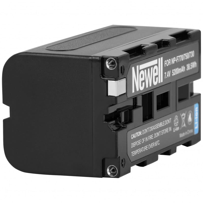 Аккумулятор Newell Sony NP-F770 - вид спереди