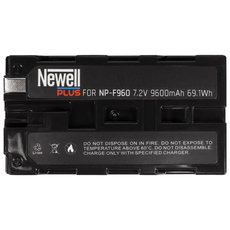 Аккумулятор Newell Sony NP-F960 - вид снизу