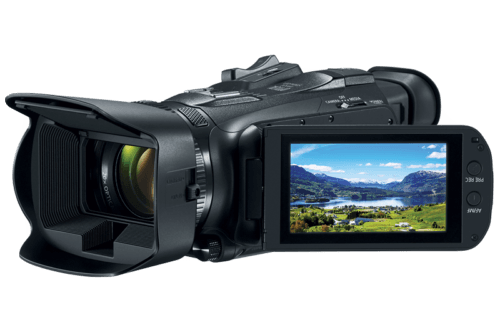 Камкодер Canon Vixia HF G50 - вид сбоку