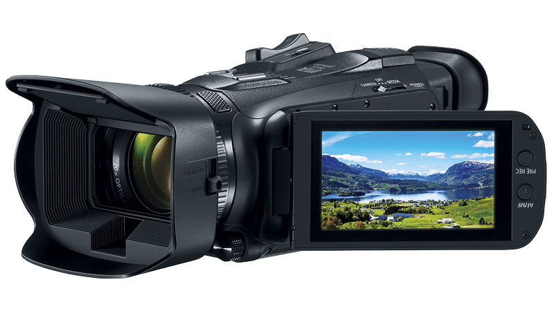 Камкодер Canon Vixia HF G50 - вид сбоку