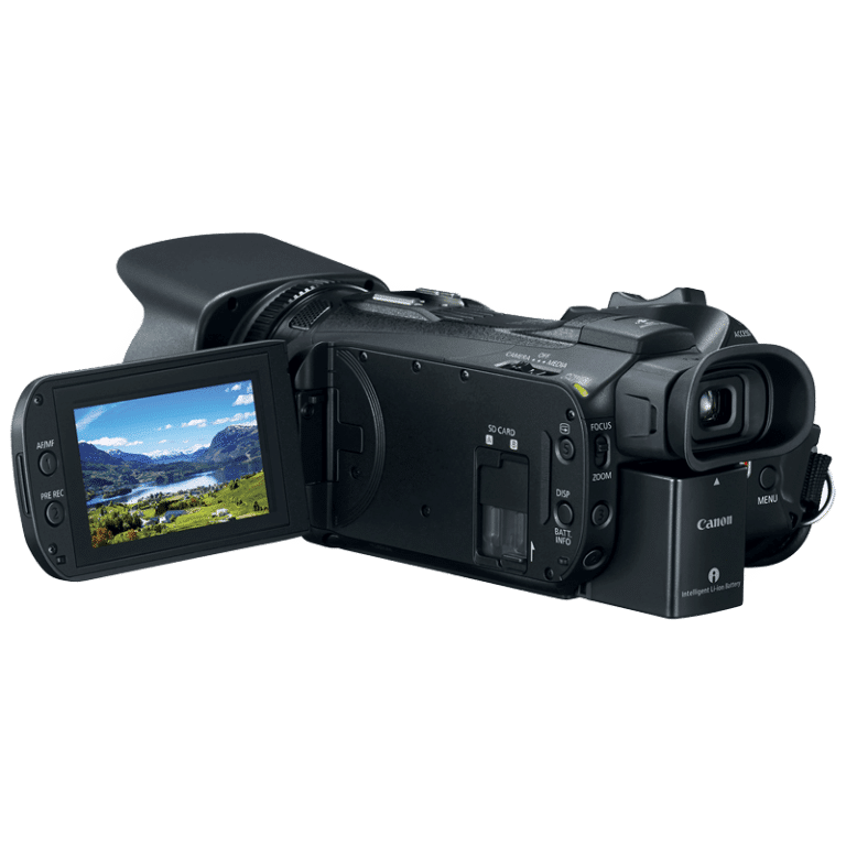 Камкодер Canon Vixia HF G50 – вид сзади