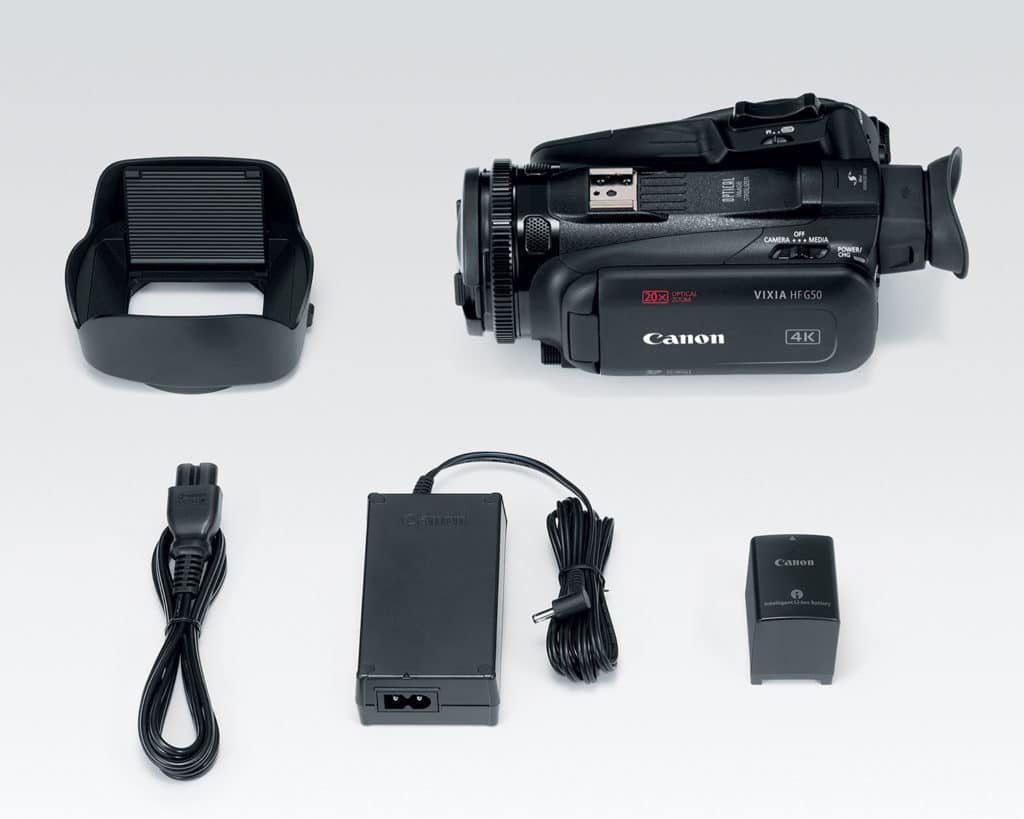 Камкодер Canon Vixia HF G50 - комплект поставки