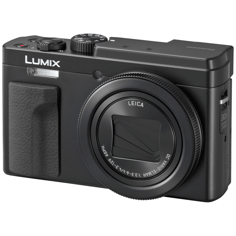 Фотоаппарат Lumix ZS80/TZ95 вид спереди закрытый объектив