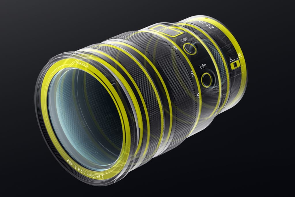 Объектив NIKKOR Z 24-70mm f/2.8 S – схема пылезащиты