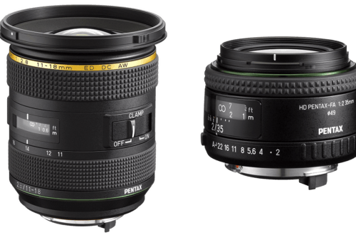 Объектив Pentax FA 35 мм-F/2.0, Объектив Pentax FA 11-18 мм F/2.8