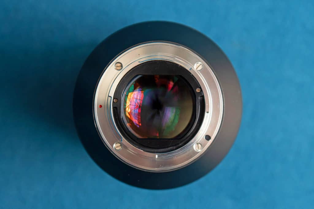 Объектив Зенитар 50/0.95 для полнокадровых камер Sony E - вид сзади