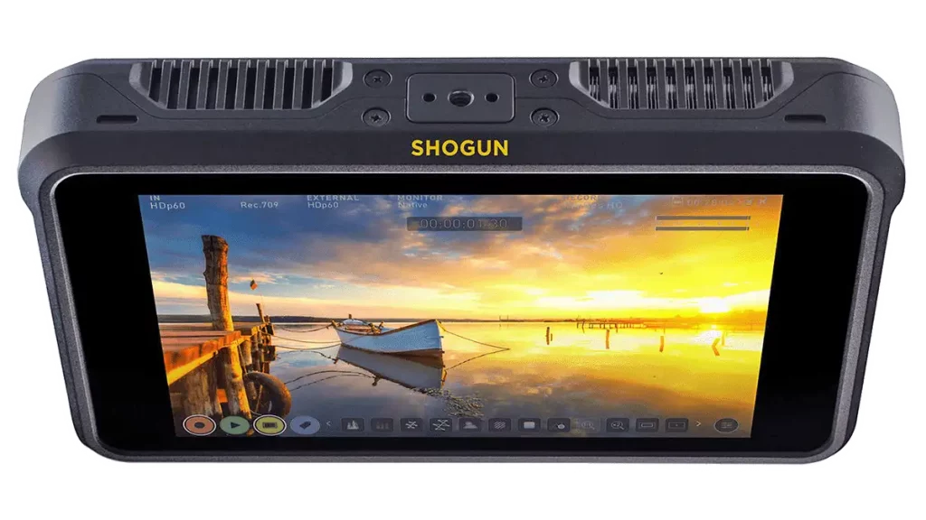 Видеорекордер-монитор Atomos Shogun 7 – вид сверху