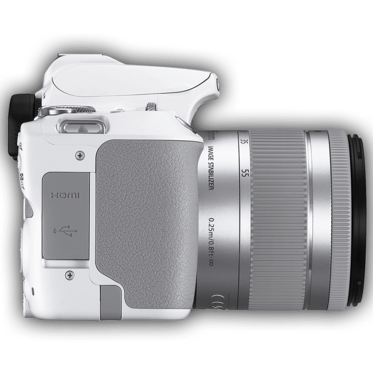 Зеркальная камера начального уровня Canon EOS 250D (Rebel SL3) - вид справа