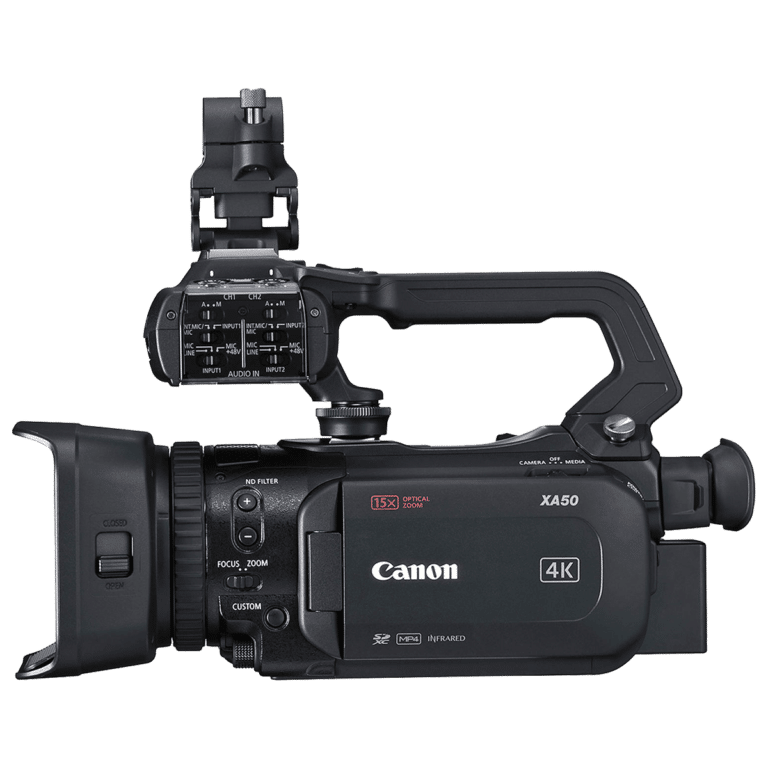 4K UHD камкордер Canon XA50