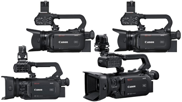 Камкодеры Canon XA55 XA50 XA45 XA40 4k - обложка статьи