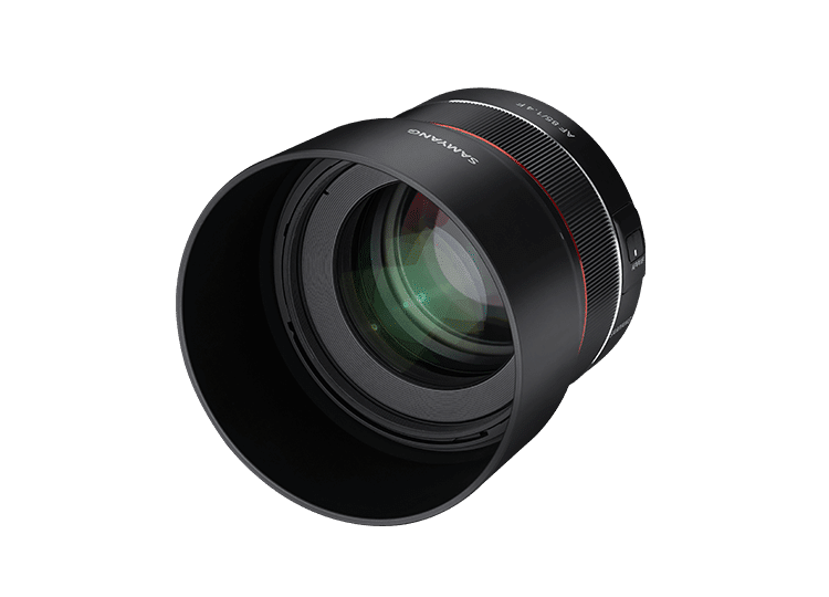 Автофокусный объектив Samyang AF 85mm F1.4 F для камер Nikon F - вид спереди