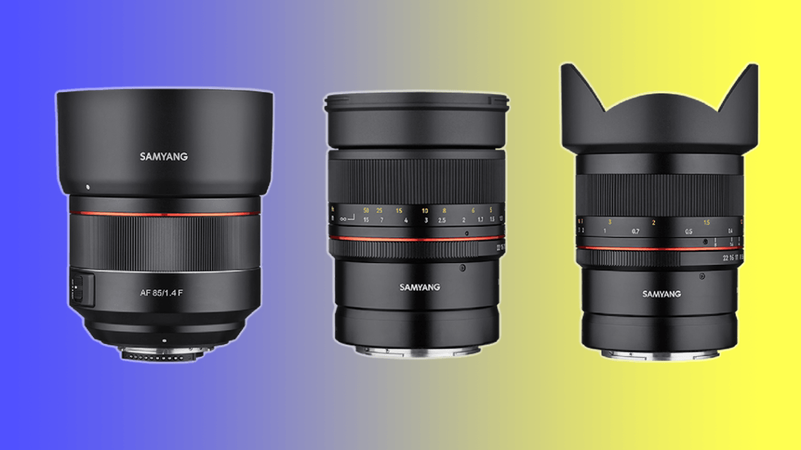 Объективы Samyanng AF 85mm F1.4 F, MF 14mm F2.8 Z, MF 85mm F1.4 Z - Обложка статьи