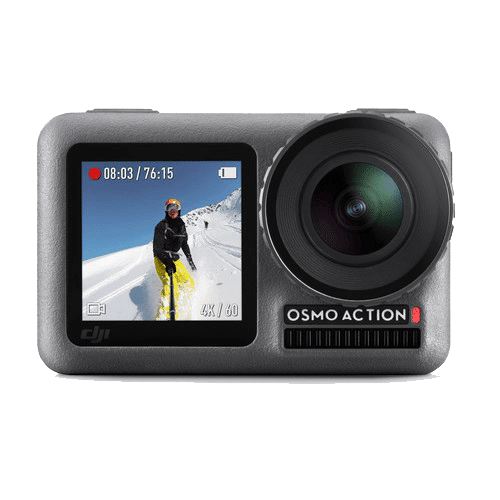 Экшн-камера DJI Osmo Action - вид спереди