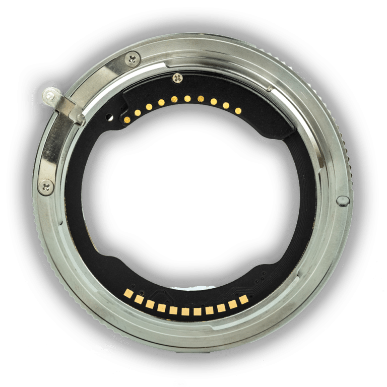 Techart TZE-01 – автофокусный адаптер Sony E – Nikon Z – вид сзади