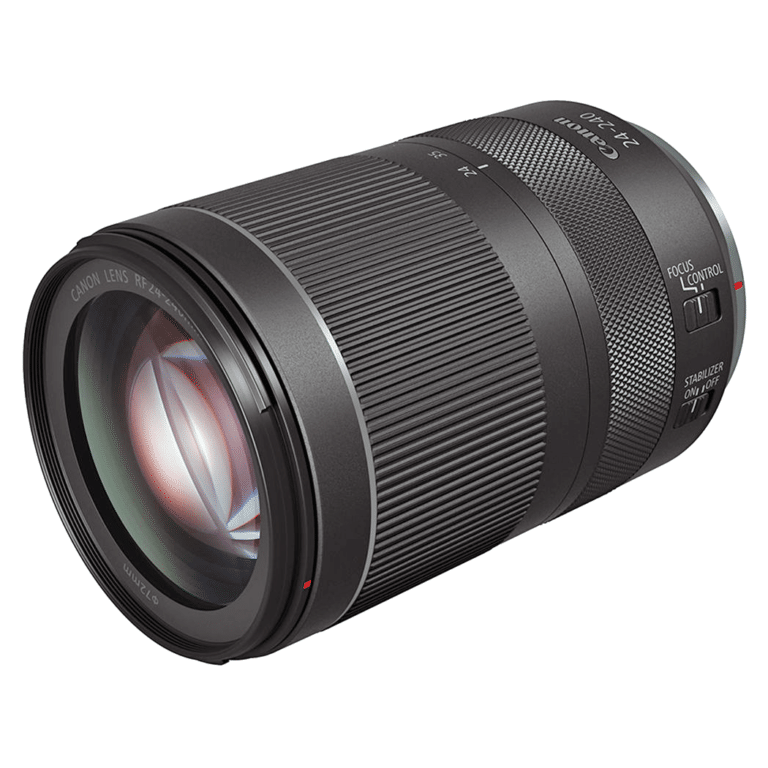 Объектив Canon RF 24-240mm f/4-6.3 IS USM – вид спереди