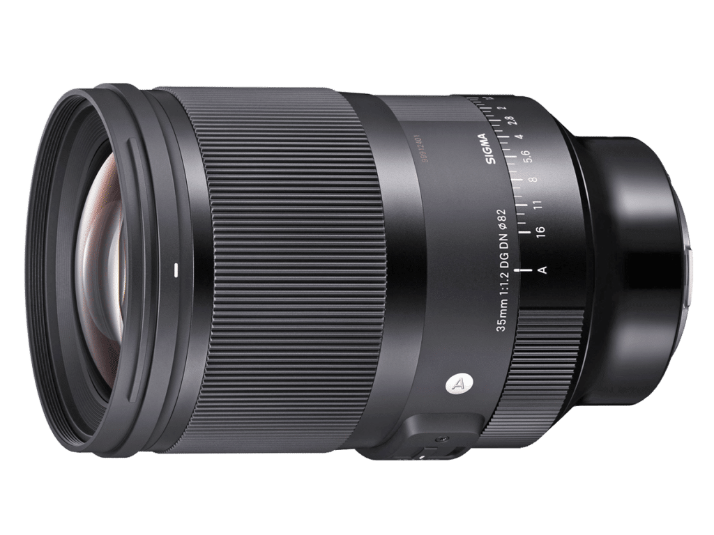 Объектив Sigma 35mm f/1.2 DG DN – вид сбоку png