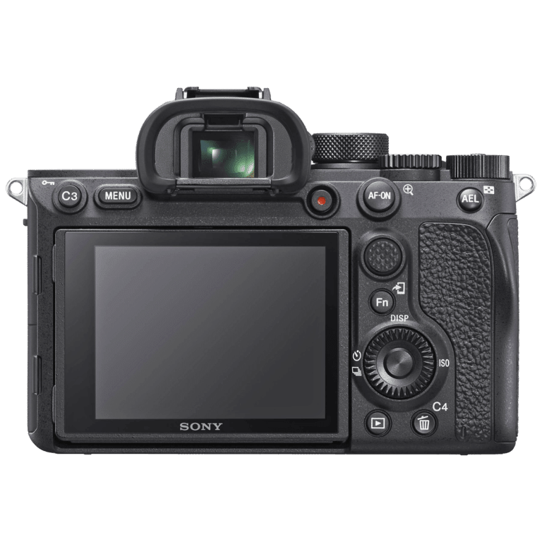 Фотоаппарат Sony A7R IV - вид сзади png
