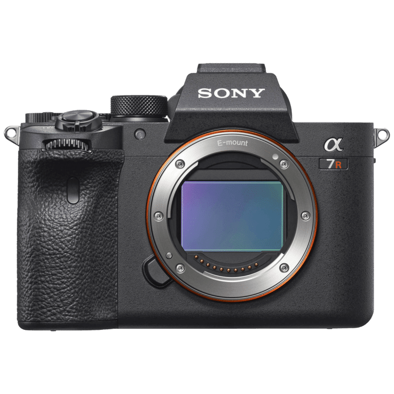 Фотоаппарат Sony A7R IV – вид спереди png