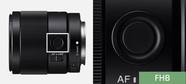 Объектив Sony FE 35mm f/1.8 - кнопка удержания фокуса
