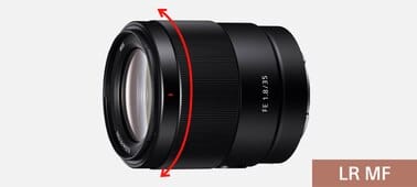 Объектив Sony FE 35mm f/1.8 – линейный отклик кольца фокусировки