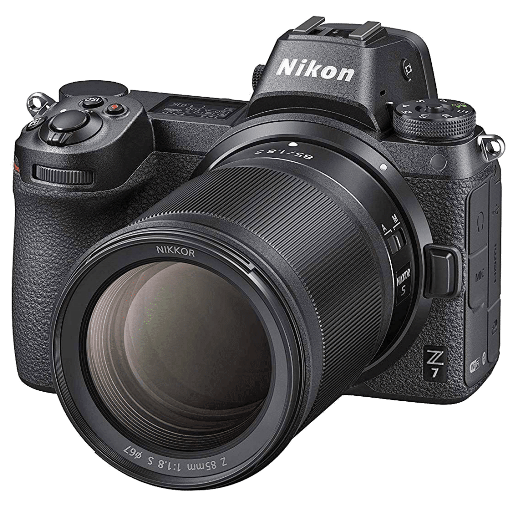 Объектив Nikkor Z 85mm f/1.8 S – на камере Nikon Z png