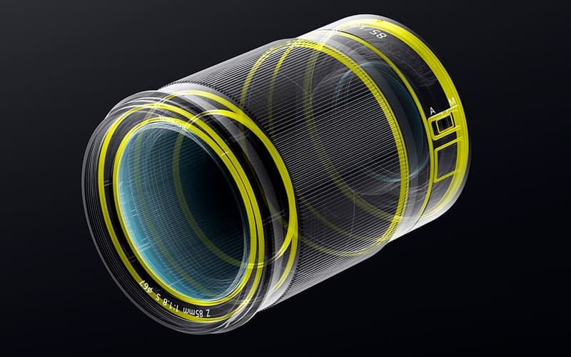 Объектив Nikkor Z 85mm f/1.8 S – схема уплотнителей