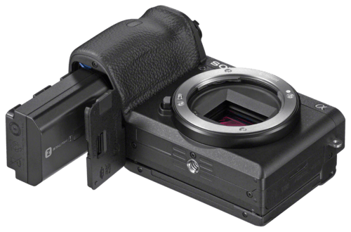 Беззеркальный фотоаппарат Sony A6600 - вид снизу png