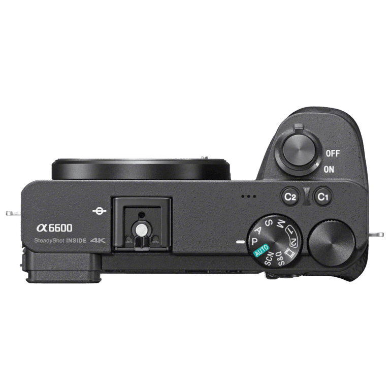 Беззеркальный фотоаппарат Sony A6600 - вид сверху png
