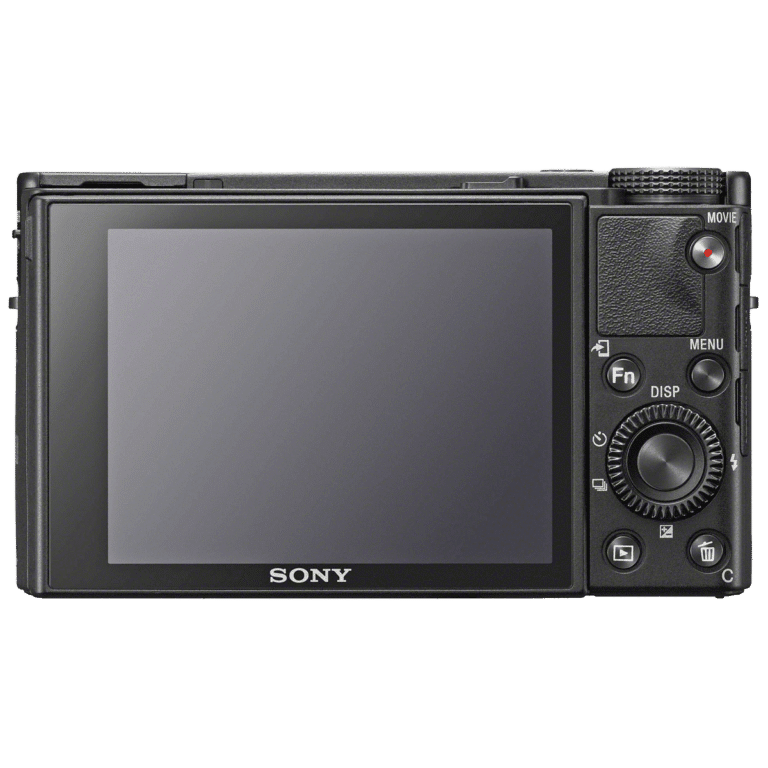 Фотоаппарат Sony Cyber-shot DSC-RX100 VII - вид сзади png