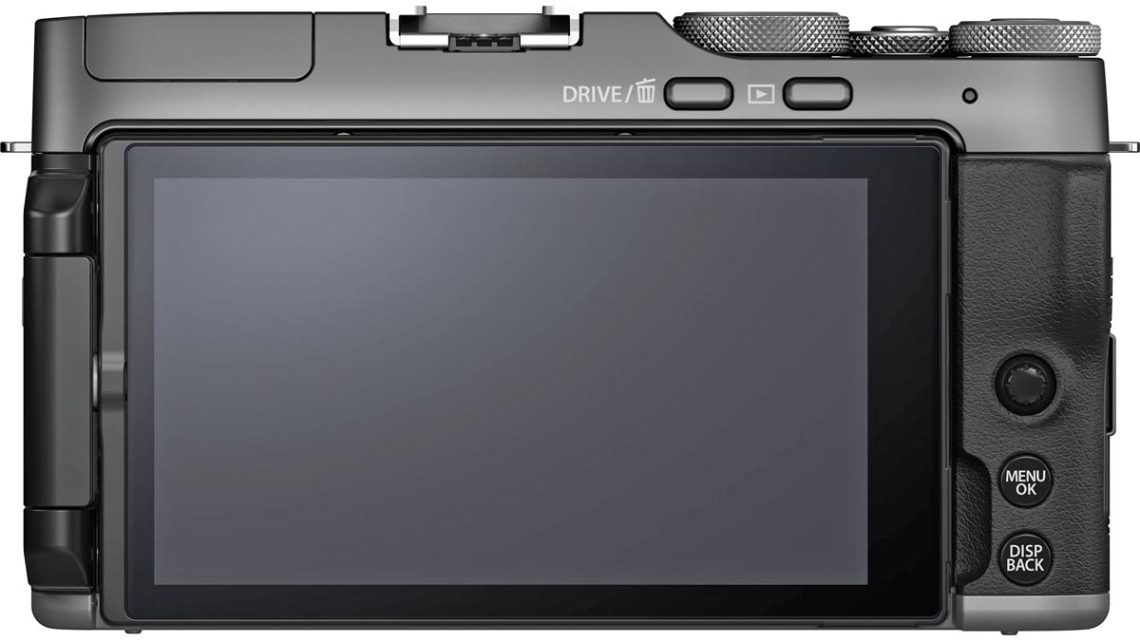 Фотоаппарат Fujifilm X-A7 - вид сзади