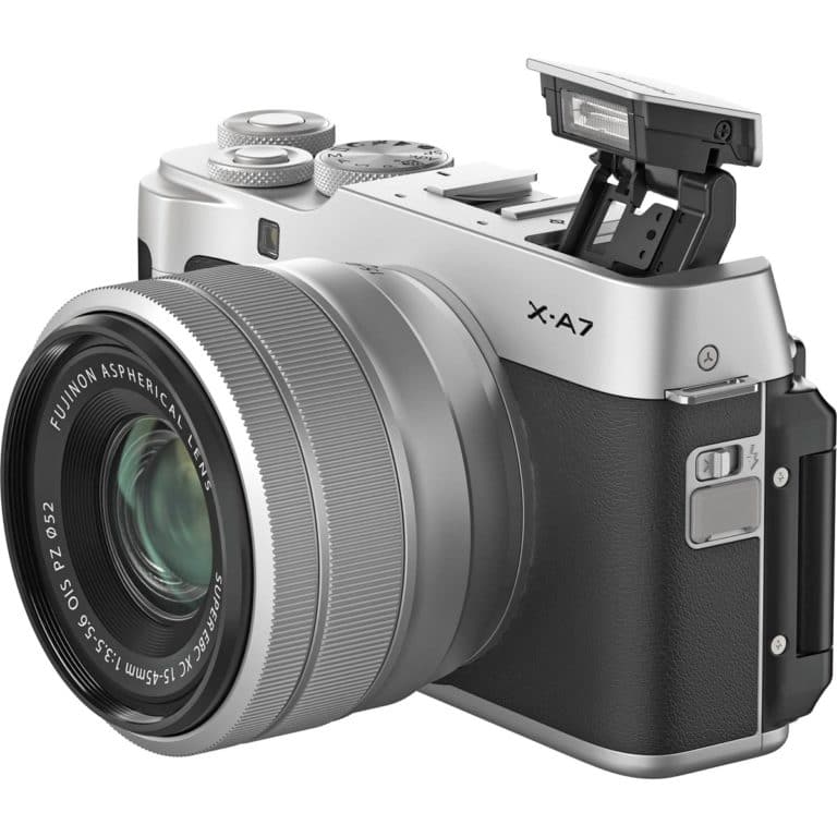 Фотоаппарат Fujifilm X-A7 - вид слева