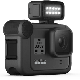 Световой модуль Мощная светодиодная вспышка для HERO8 Black: установите ее на крепление GoPro или используйте отдельно.