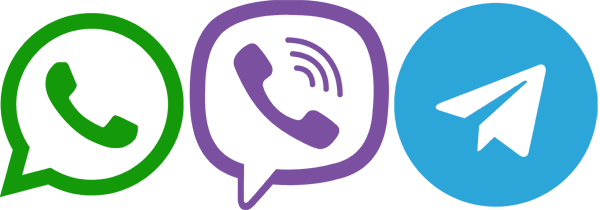 Viber Whatsapp Telegram - Картинка на прозрачном фоне png