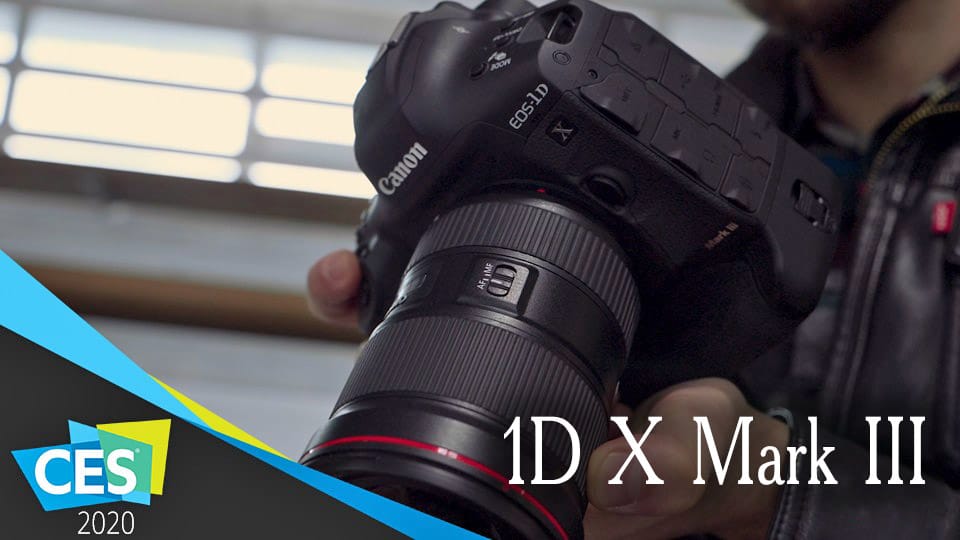 Зеркальный фотоаппарат Canon EOS-1D X Mark III - обложка новостной статьи