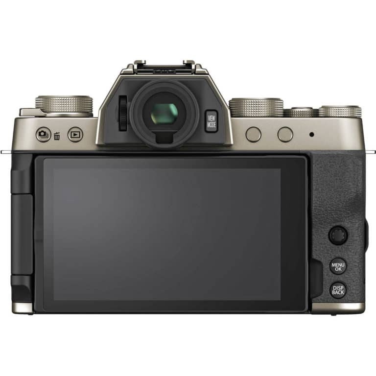 Беззеркальная фотокамера Fujifilm X-T200 – вид сзади