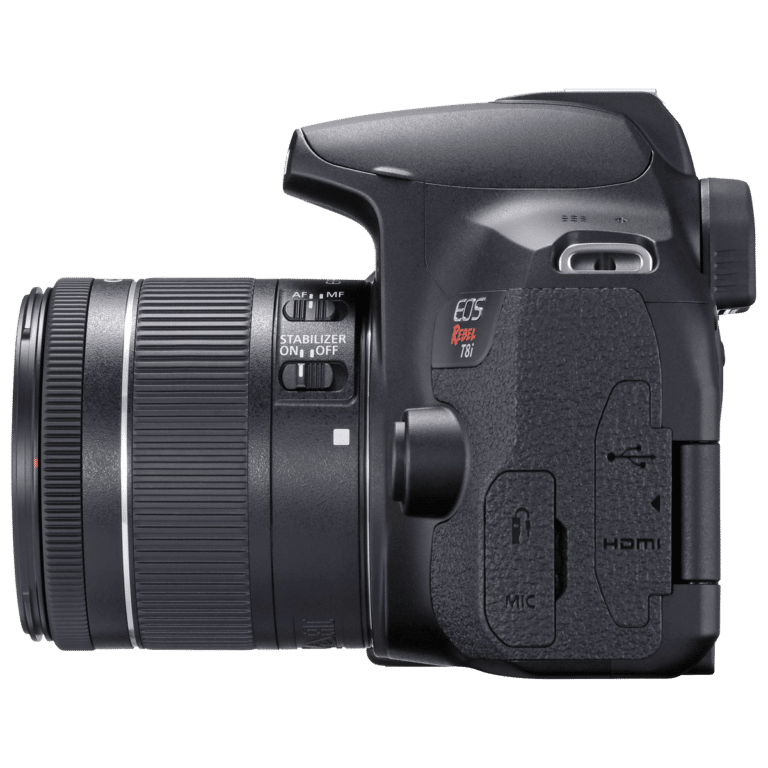 Фотоаппарат Canon EOS 850D (Rebel T8i) – вид слева