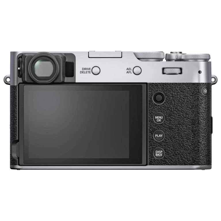 Беззеркальная фотокамера с не сменной оптикой Fujifilm X100V - вид сзади