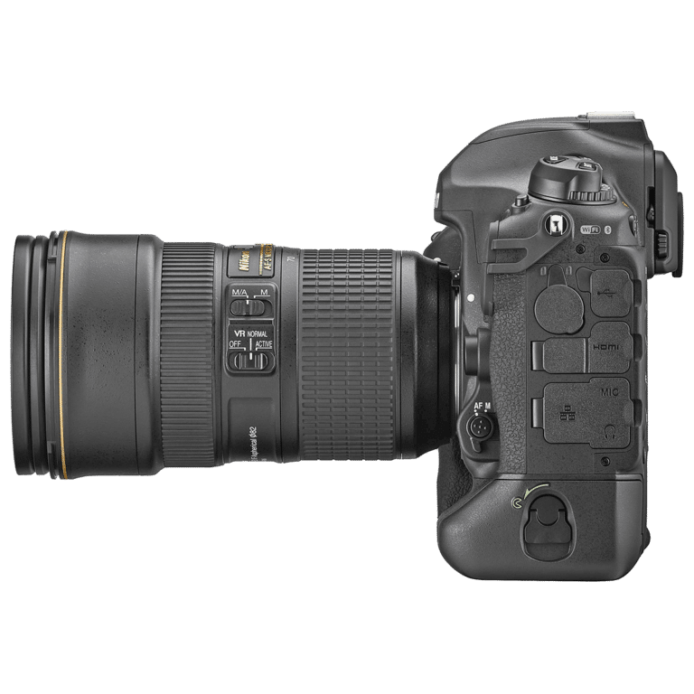 Зеркальный фотоаппарат Nikon D6 - вид слева png