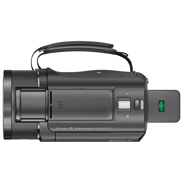 Видеокамера камкодер FDR-AX43 UHD 4K - вид сверху