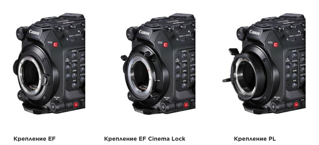 Кинокамера Canon C300 Mark III - байонеты EF и PL