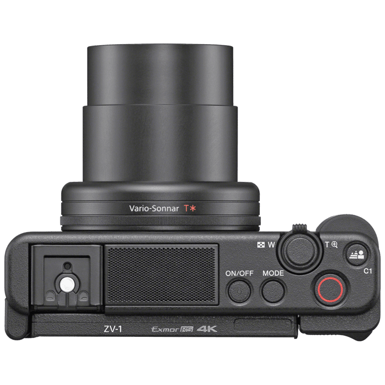 Камера для блогера Sony ZV-1 - вид сверху