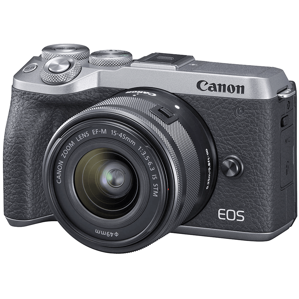 Беззеркальный фотоаппарат Canon EOS M6 Mark II с объективом EF-M 14-45/3.5-6.3
