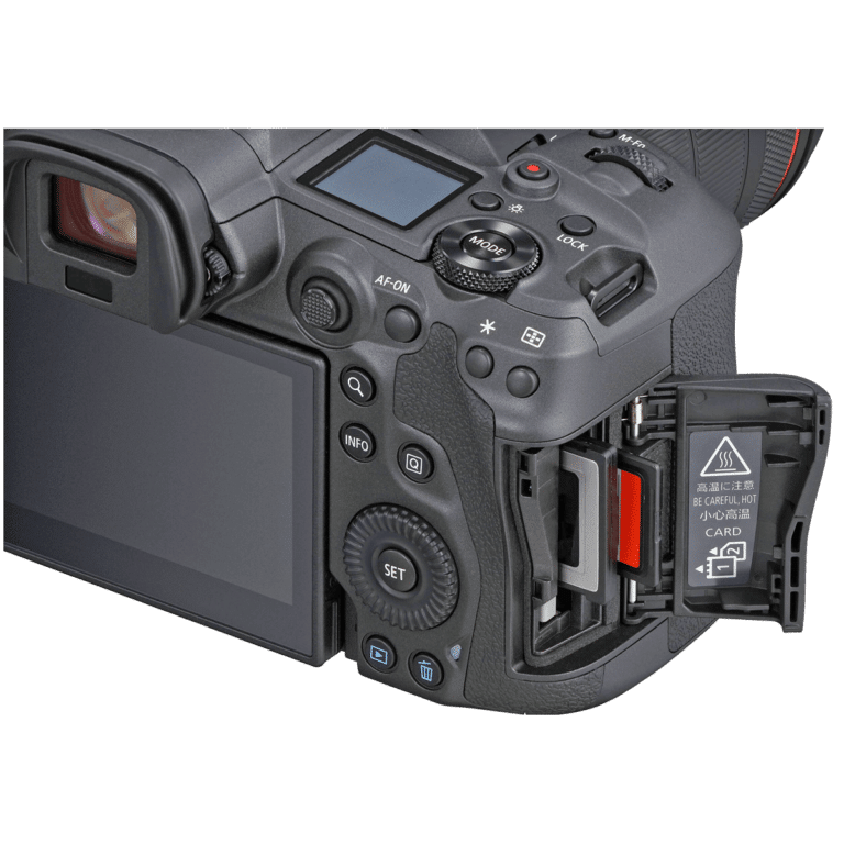 Беззеркальная фотокамера Canon EOS R5 – вид справа png