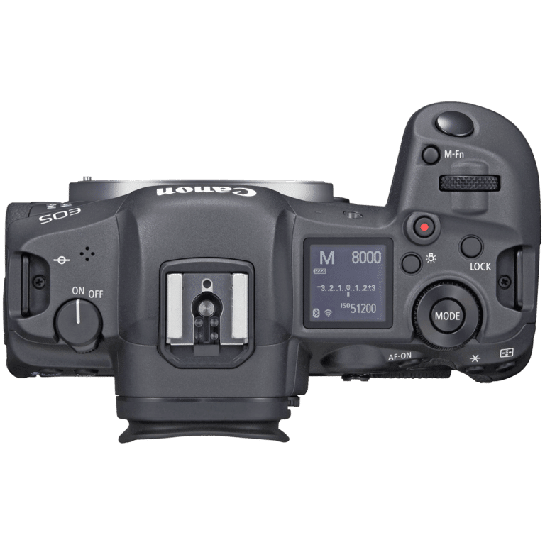 Беззеркальная фотокамера Canon EOS R5 - вид сверху png